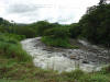 tributary of Rio Muerte with island, Costa Rica