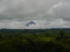tropical hardwood forest and arenal volcano